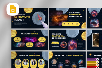 Playful Astronomy Google Slide Template